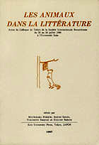 LES ANIMAUX DANS  LA LITTERATURE