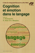 Cognition et emotion dans le langage iSj@